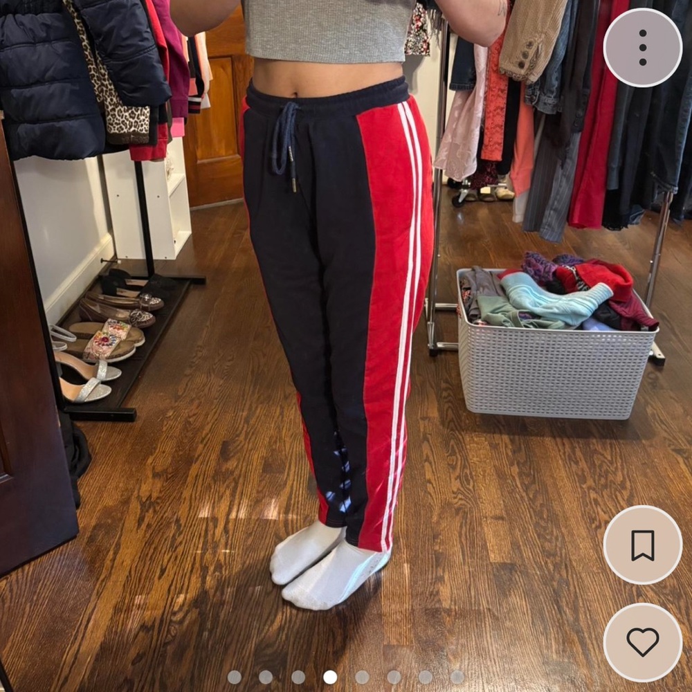 navy blue sweatpant joggers - Picture 4 of 8